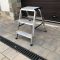 Двухсторонняя алюминиевая стремянка Drabest PRO 2х3 150 кг