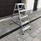 Двухсторонняя алюминиевая стремянка Drabest PRO 2х5 150 кг