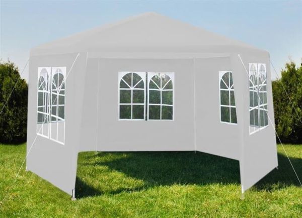 Садовый павильон 6-секционный Holla 2х2х2 м Белый