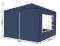 Садовый павильон Malatec 3х3м4 стенки Синий