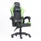 Комп‘ютерне крісло із карбоновими вставками CARBON Quattro Gaming Чорно-зелений
