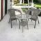 Набор садовой мебели IdealGarden MAS-RS – стол 60 см + 2 кресла | Серый