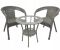 Набор садовой мебели IdealGarden MAS-RS – стол 60 см + 2 кресла | Серый