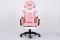 Комп‘ютерне крісло з підставкою для ніг INFINI ESPACE Рожево-білий