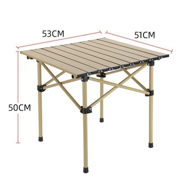 Розкладний стіл для кейтерингу Ecarla SC10JBR | 53x51x50 см Бежевий