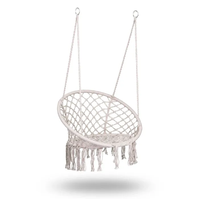 Підвісне крісло-гойдалка без подушки BOHO 290001 Бежевий