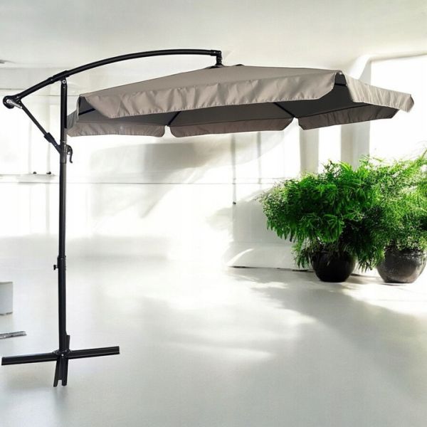 Парасоля садова з нахилом Ideal Garden YN7011 Світло-сірий