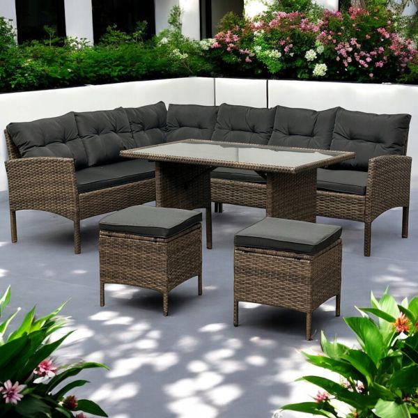 Комплект садових меблів IdealGarden SFS079 Світло-коричневий