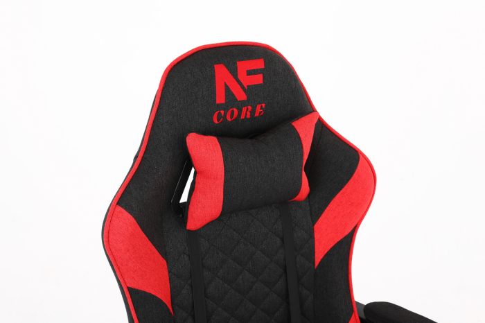 Комп'ютерне крісло із тканини Infini Core Чорно-червоний