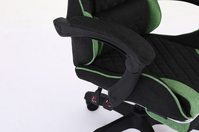 Комп'ютерне крісло із тканини Infini Core Чорно-зелений