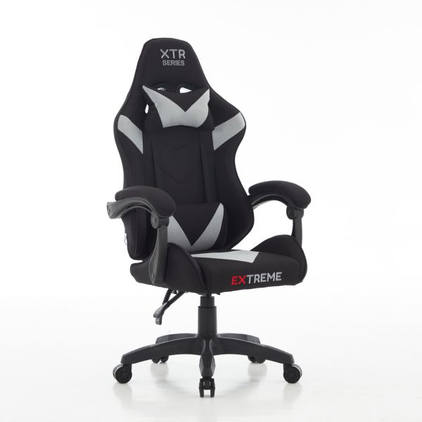 Комп'ютерне крісло із тканини EXTREME XTR Чорно-сірий