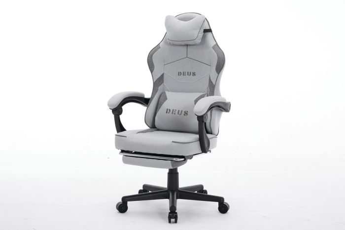 Комп'ютерне крісло із тканини Deus Edge Сіро-графітовий
