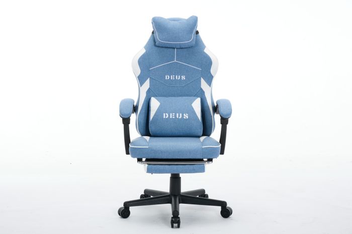 Комп'ютерне крісло із тканини Deus Edge Голубий