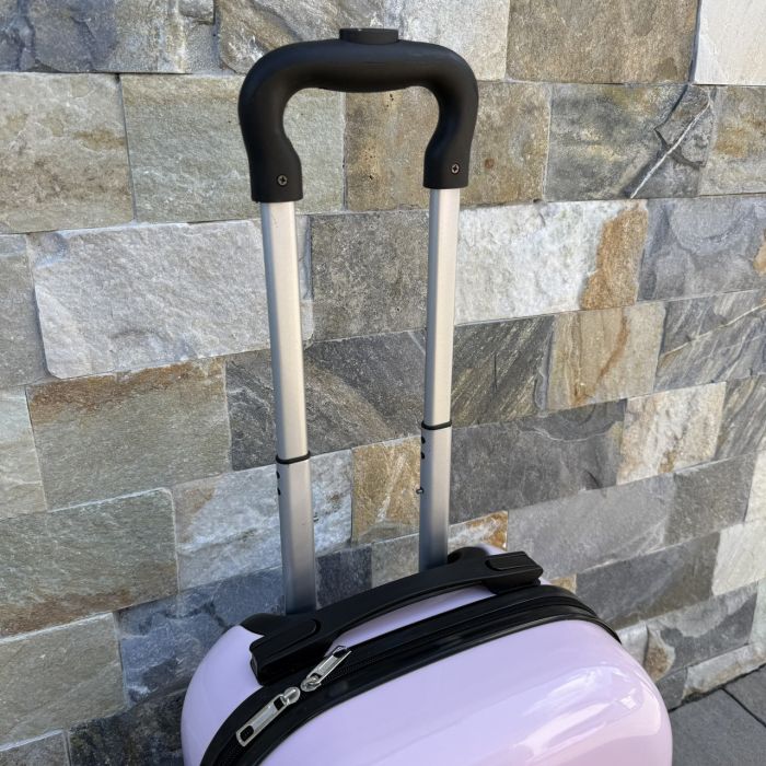 Детский дорожный чемодан на колесах Ecarla WP05 Розовый