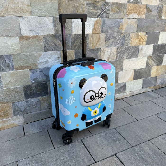 Дитяча дорожня валіза на колесах Ecarla WP07 Голубий