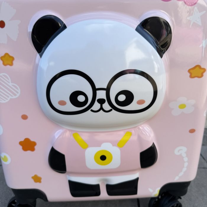 Дитяча дорожня валіза на колесах Ecarla WP08 Рожевий