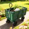 Транспортний візок садовий + брезент Ideal Garden NC001 102х52х41 см | 250 кг
