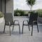 Комплект 4 садових крісел Ideal Garden AY004-4 Чорний
