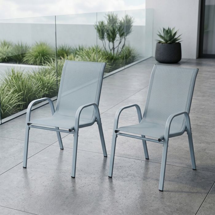 Комплект 2 садових крісел Ideal Garden AY004-2 Сірий