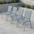 Комплект 4 садових крісел Ideal Garden AY004-4 Сірий